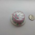 Fisher-Price Dollhouse Hideaway Hollow Pink/Green CAKE Dessert Accessory 1.75"