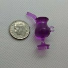 Dollhouse Kitchen Food Play Accessory Transparent Purple Goblet Cup 1" Tall