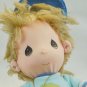 Applause Precious Moments BOBBY Baseball Player Plush Doll 15" 1985 Sam Butcher