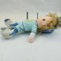 Applause Precious Moments BOBBY Baseball Player Plush Doll 15" 1985 Sam Butcher