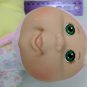 Cabbage Patch Kids CPK Baby Girl Doll w/ Yellow Sleeper Green Eyes 2009