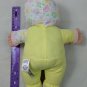 Cabbage Patch Kids CPK Baby Girl Doll w/ Yellow Sleeper Green Eyes 2009