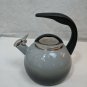 Chantal Gray Gradient Enamel Stovetop Teakettle *Bad Pour Spout/Whistle*