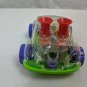 Transparent Plastic Toy Car w/ Moving Gears Inside INCOMPLETE-AS IS 7" Long