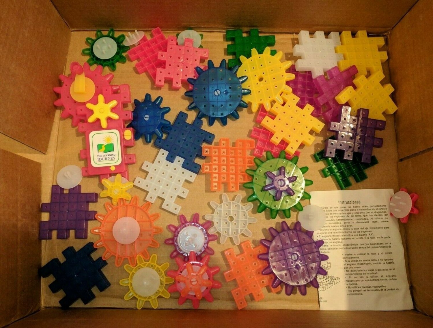 The Learning Journey Gears & Blocks Lot of Pieces AS-IS