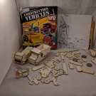 Boy Craft Construction Vehicles Building Set 3 Vehicles As-Is Partial Assembled