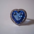 Swiss Blue Topaz  Size # 7.5