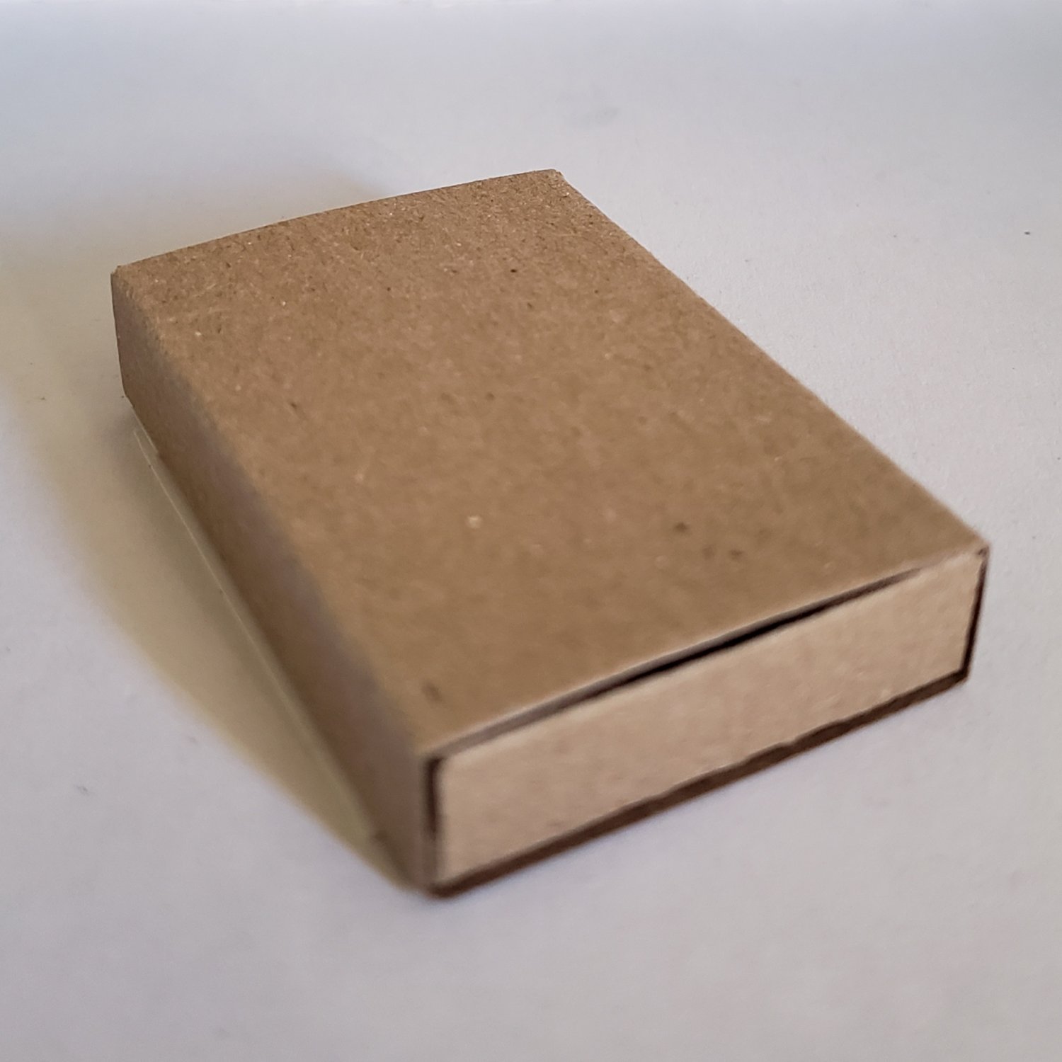 10 Small KRAFT Empty Matchboxes for crafts or events 2" X 1 3/8" X 3/8"