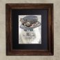 Steampunk Cat - Dictionary Art: Cogent Angora Cat in Steampunk Hat