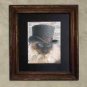 Steampunk Cat - Dictionary Art: Benevolent Steampunk Balinese Cat in Top Hat