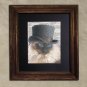 Steampunk Cat - Dictionary Art: Benevolent Steampunk Balinese Cat in Top Hat