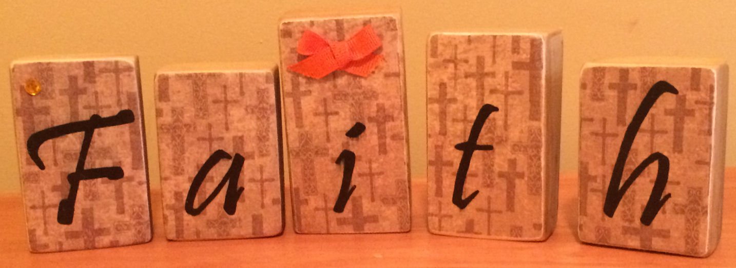 "Faith" - 5 Piece block set