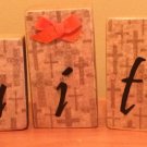 "Faith" - 5 Piece block set