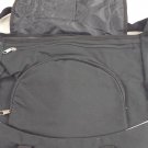 Black messenger bag with NYSATE logo on front