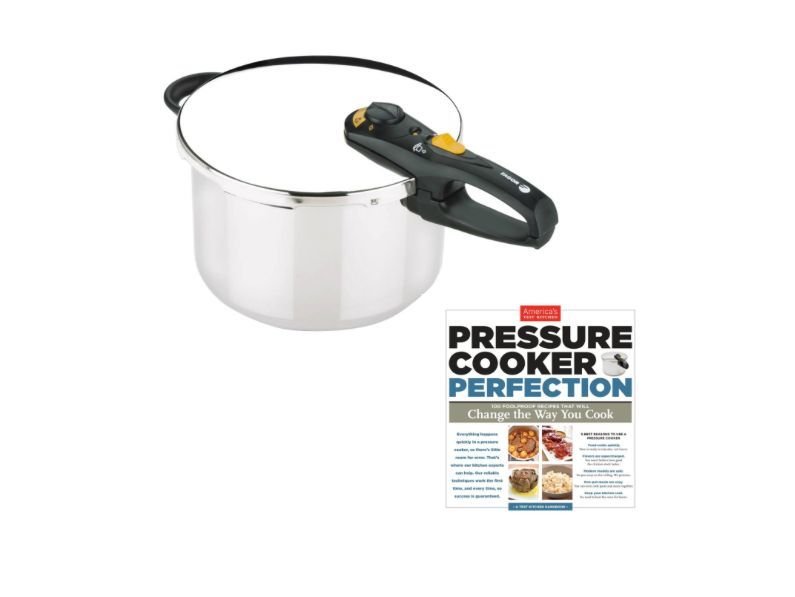 Fagor Duo 8 Quart Pressure Cooker & Pressure Cooker Perfection Cooking Book