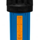 New KemFlo Heavy Duty 10" Full Flow Filter Housing With 1" Cartridges FW5000BL1PR Blue