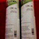 New Pentek CBC-10 Carbon Block Filter Cartridge 9 3/4" x 2 7/8" 0.5 Micron 2 Pack 155162-43 White