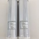 New Ca Ware 10 Micron Carbon Block Filter Cartridge 10" x 2½" With Lead Removal Pack of 2