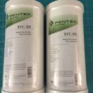 New Pentek 25 Micron 10" x 4.5" Radial Flow GAC Cartridge RFC-BB Filter 155141-43 Pack of 2