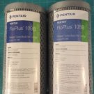 New Pentek 0.5 Micron Carbon Block Cartridge Filter 455905-43 FloPlus-10BB Pack of 2