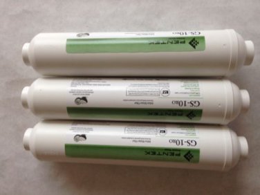 New Pentek GS-10RO-B 10" x 2" Inline Water Filter 255521-43 Pack of 3