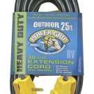 New Camco 55191 25' PowerGrip Electrical Power Cord with Handle