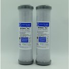KX MATRIKX Pb1 10" Length Extruded Carbon Block Filter Cartridge 2 PK 06-250-125