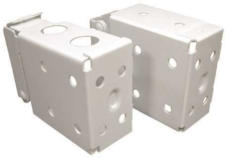 NATIONAL BRAND ALTERNATIVE 296706 Mini Blind Installation Bracket for 2" Faux Wood Blind, White
