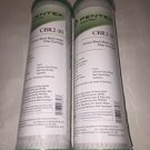 2 Pack Pentek CBR2 10, 0.5 Micron Carbon Block Cartridge