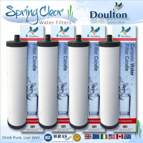 4 x Pack - Franke Triflow Compatible Filter Cartridges By Doulton M15 Ultracarb