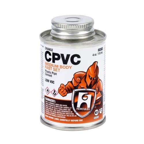 4 oz. Medium Body, Fast Set CPVC Cement (Orange)