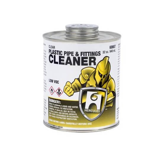 32 oz. Plastic Pipe and Fittings Cleaner (Clear)