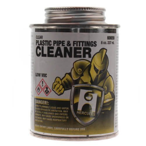 8 oz. Plastic Pipe and Fittings Cleaner (Clear)