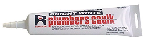Oatey 25605 Hercules 6-Ounce White Tube Plumber's Caulk by Oatey