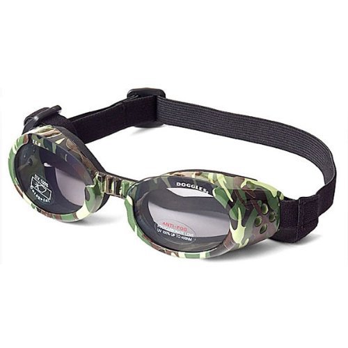 Doggles ILS X-Small Green Camo Frame and Smoke Lens