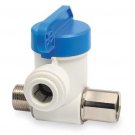 Angle Stop Adaptor Valve Male x Female (Both 3/8" Compression) x3/8" Tube RO DI