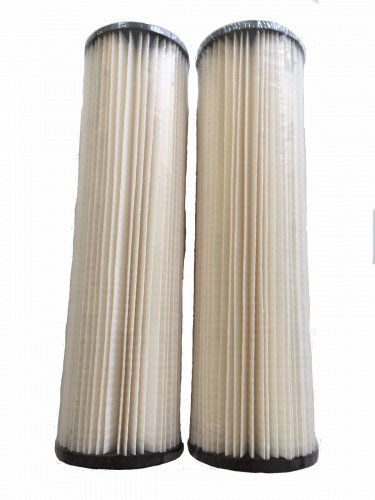 Two Pack Harmsco WaterBetter 9&Acirc;&frac34;" &Atilde;� 2&Acirc;&frac34;", 0.35 Micron Pleated Sediment Cartridge