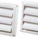 2-PACK of DEFLECTO HS4W/18 Supurr-vent Replacement Vent Hood (4Inch) - White