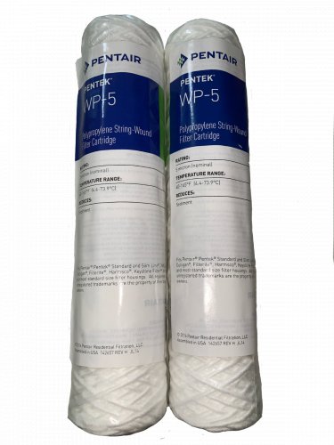 2PK Pentek 10" &Atilde;� 2&Acirc;&frac12;", 5 Micron String Wound Cartridge WP-5