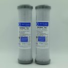 KX MATRIKX Pb1 10-Inch Length Extruded Carbon Block Filter Cartridge, 2-Pack