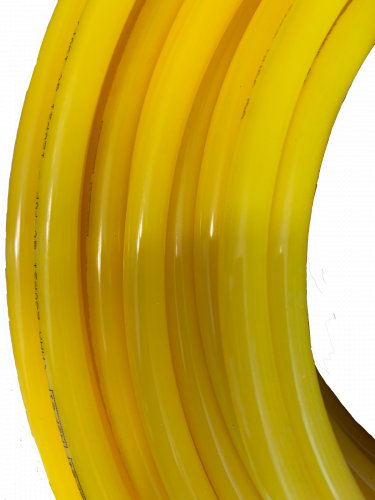 NEW John Guest Yellow 25 ft/roll 3/8" Polyethylene Tube Tubing Drinking Water RO