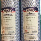 2 PK Aries Coconut Shell Carbon Block Filter 4.5'' x 10'' 10 Micron