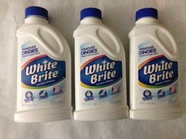 3 pack Summit Brands White Brite l LB 12 OZ. Laundry Whitener WB30N