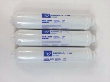 New 3 Pack AICRO-Q 10" &Atilde;� 2" Inline Filter w/ 1/4" Built-in Quick-Connect Fitting