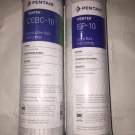 2 PK Compatible Carbon Block Pre And Post RO Filter Replacing GE FX12P By Pentek