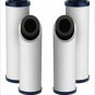 2 PK Pentek DFX 10", 10 Micron Diamond Flow Carbon Block Cartridge