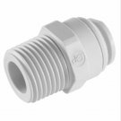 3/8" x 1/4" NPTF Male Connector Straight Adaptor Connection John Guest