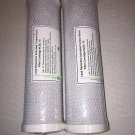 CA Ware Pack of Two 10" × 2½", 1 Micron Carbon Block Filter Cartridge with...