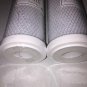 CA Ware Pack of Two 10" &Atilde;� 2&Acirc;&frac12;", 1 Micron Carbon Block Filter Cartridge with...