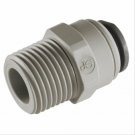 3/8" x 1/4" NPTF Male Connector Straight Adaptor Connection Acetal John Guest